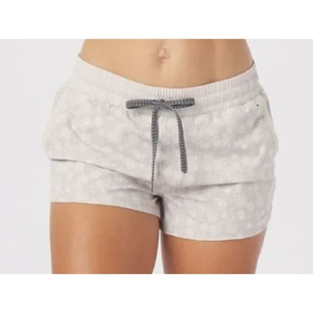 New Glyder Unstoppable Shorts Womens XS Beige Groovy Floral